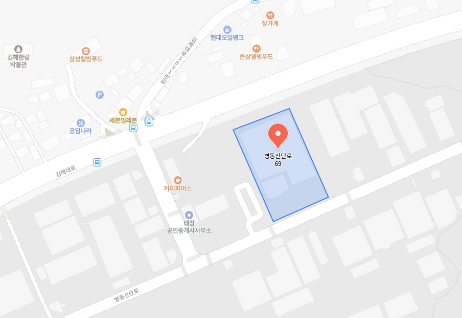 Changwon Training Center map